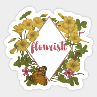 Flourish Sticker